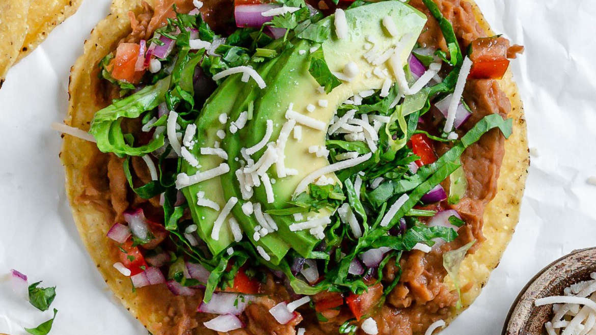 Vegetarian Tostada